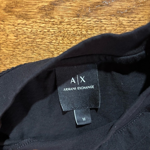 Armani Exchange Men’s Colorblock Logo Tee – Size M - Picture 4 of 8